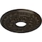 Ekena Millwork Baltimore Ceiling Medallion (Canopies up to 5 1/2"), 15 3/8"OD x 4 1/4"ID x 1 1/2"P, Stone Hearth CM15BASHF - alternate 4
